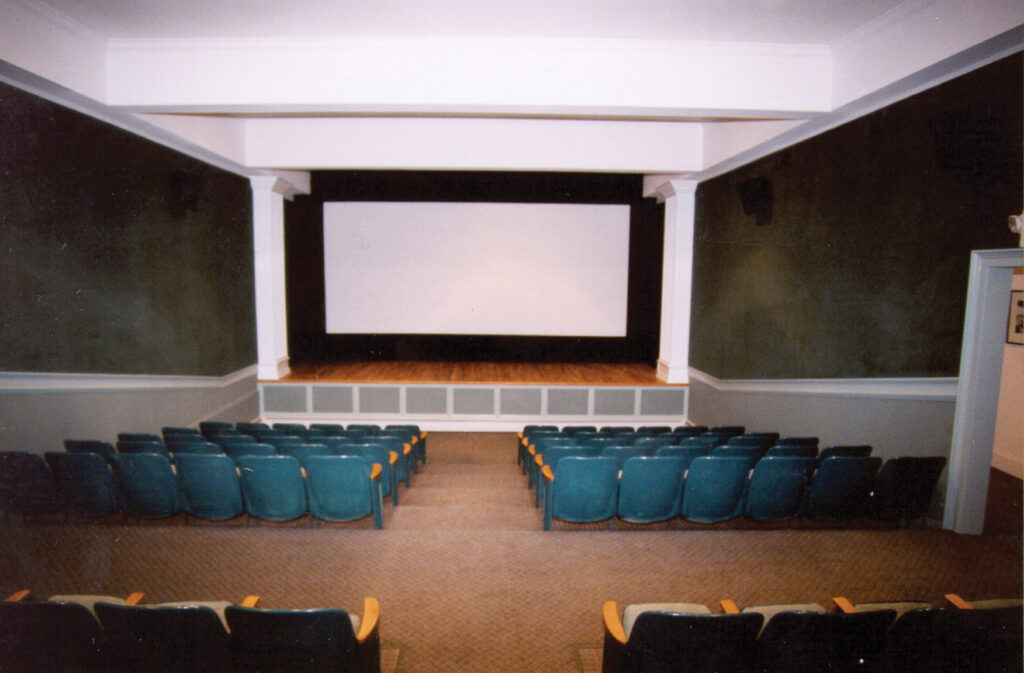 Empty movie theater