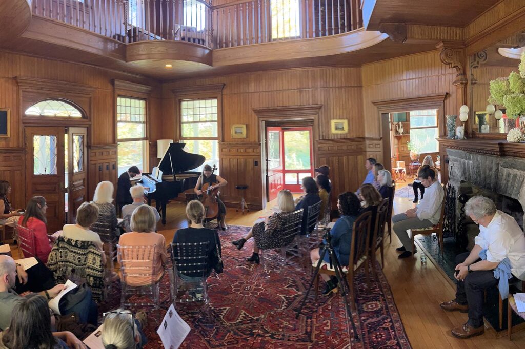 Piano concert with audience