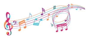 Colorful Music Notes