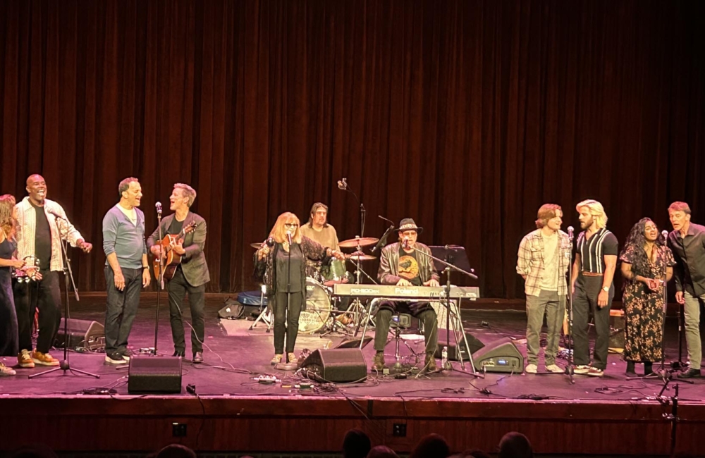 Group of musicians on stage