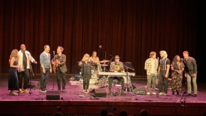 Group of musicians on stage